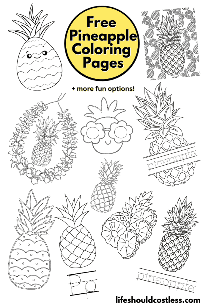 palm leaf coloring page printable