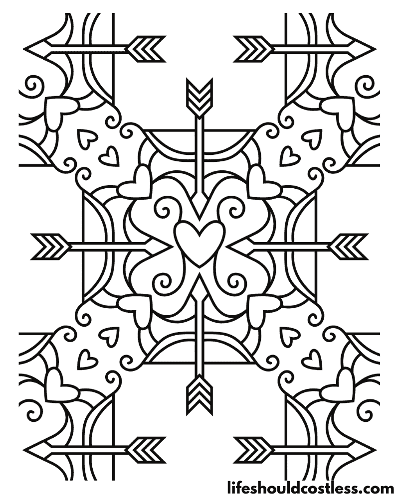 Coloring Pages About Love Example