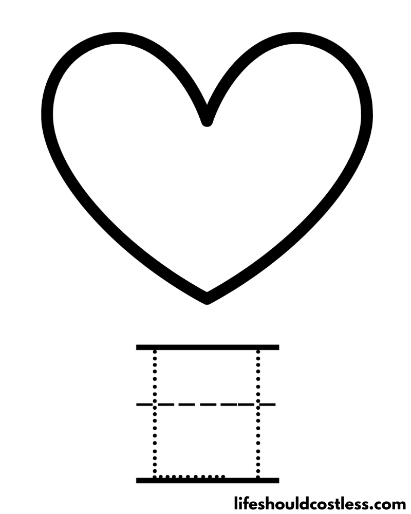 Letter L Is For Love Coloring Page Example