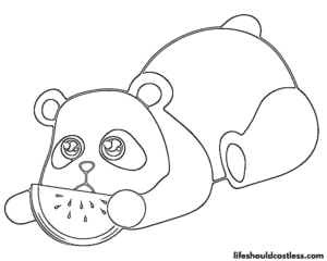 Watermelon Coloring Pages (free PDF prints) - Life Should Cost Less