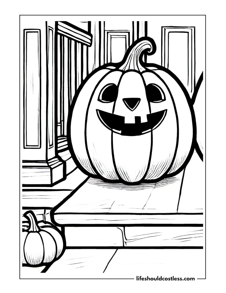 pumpkin pictures to color