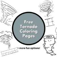 Tornado coloring pages 2