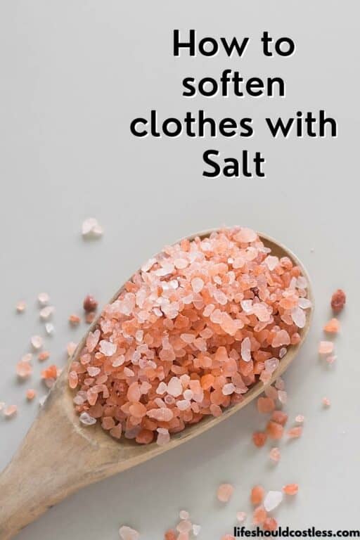 How To Make Clothes Soft Naturally (Video) Life Should Cost Less