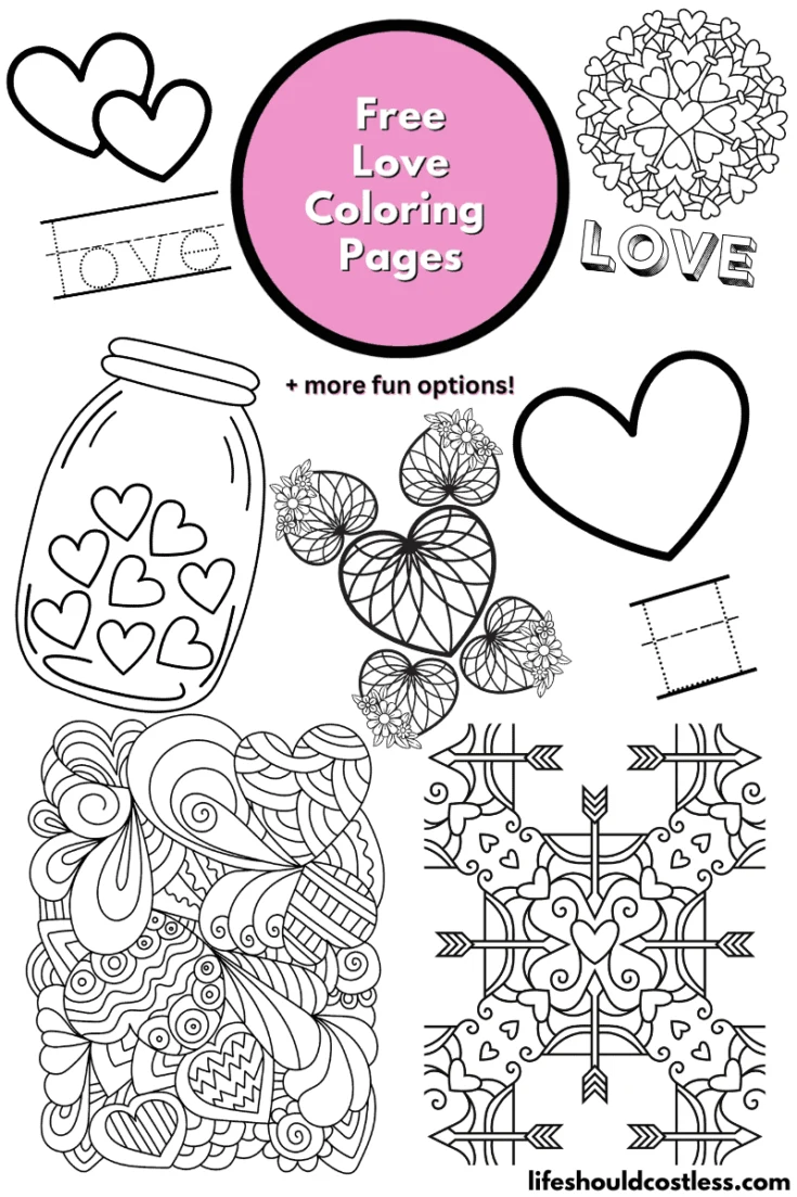 Color Me Love: A Valentine's Day Coloring Book (Adult Coloring