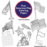 American Flag Coloring Pages (free printable PDF templates) - Life ...