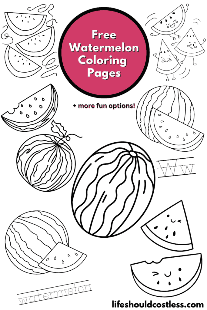 Strawberry Items Coloring Page - Reading adventures for kids ages 3 to 5