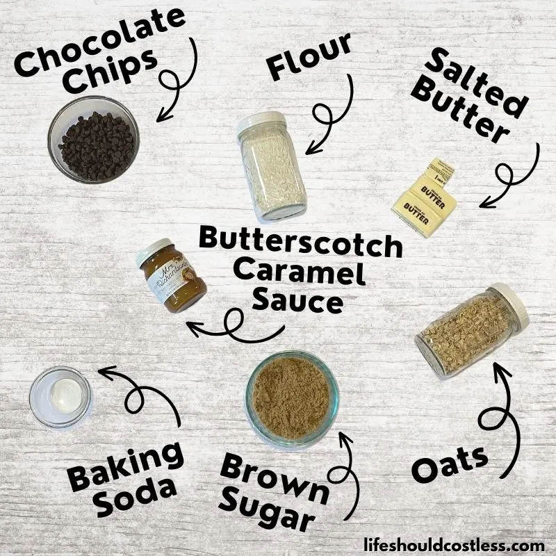 what ingredients are in carmelitas cookies bars