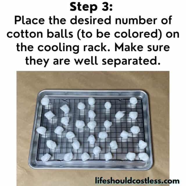 How To Dye Cotton Balls (Video) Life Should Cost Less