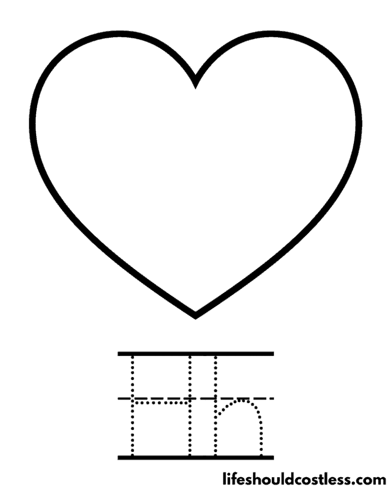 Heart Coloring Pages (free printable PDF templates) - Life Should Cost Less