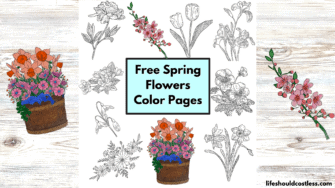 Spring Flowers Color Pages