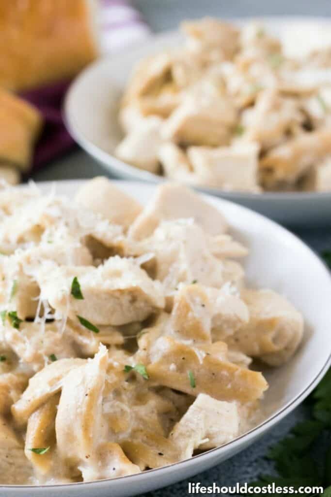 easy chicken alfredo crockpot