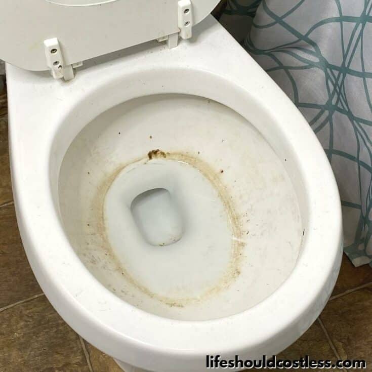 How To Get Hard Water Stains Out Of Toilet Without Chemicals Life