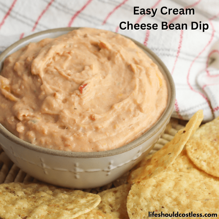 How to make bean dip from canned refried beans