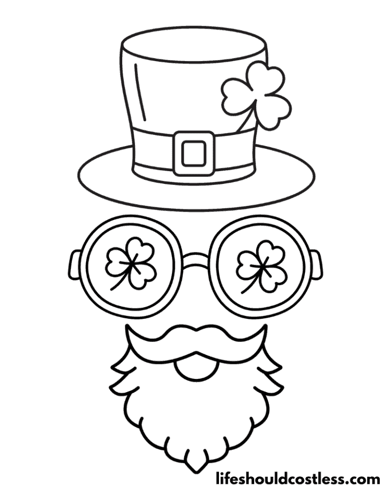 Leprechaun Coloring Pages (free printable PDF templates) - Life Should ...