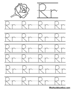 Rose Coloring Pages (free Printable Pdf Templates) - Life Should Cost Less