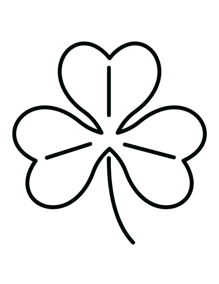 Clover Coloring Pages (free printable PDF templates) - Life Should Cost ...