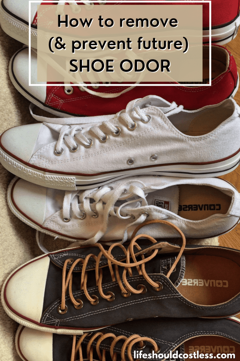 How To Remove Shoe Odor Life Should Cost Less