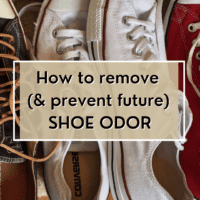 how to remove shoe odor