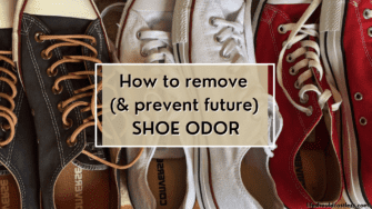 how to remove shoe odor