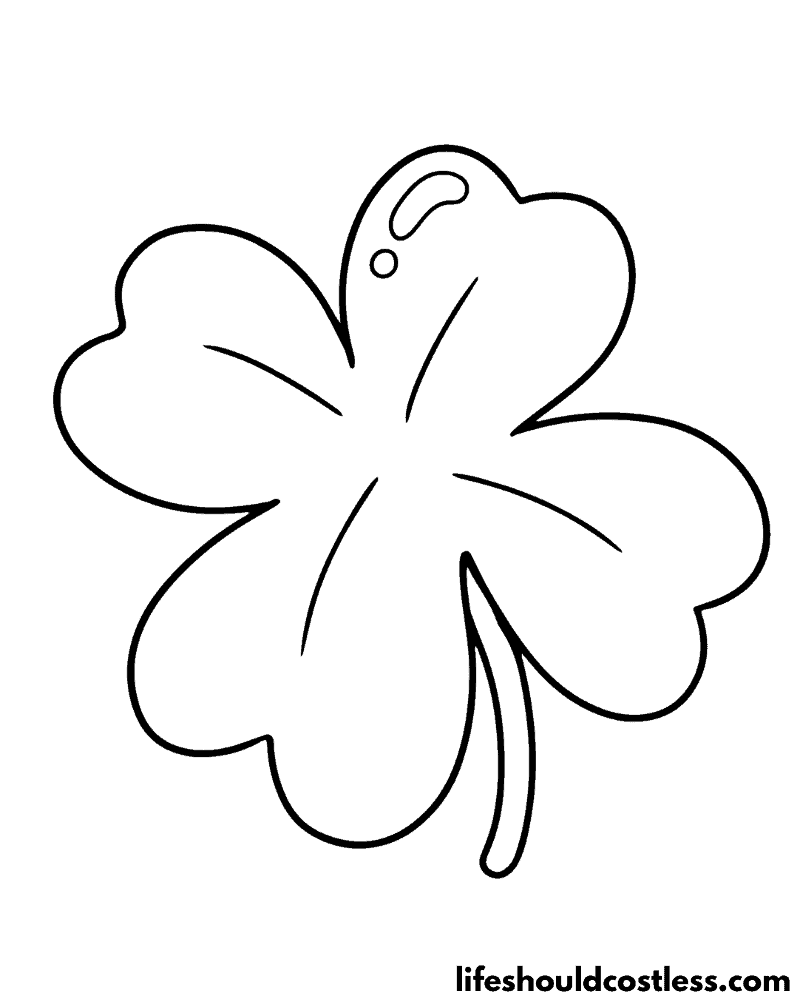 shamrocks coloring pages example (1)