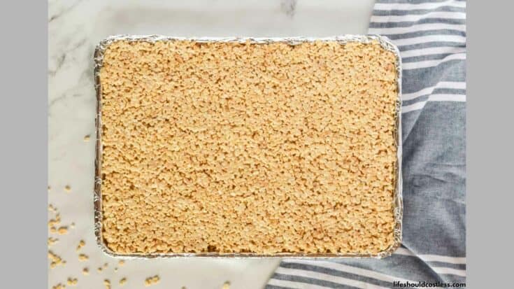 how to make big batch krispie treats