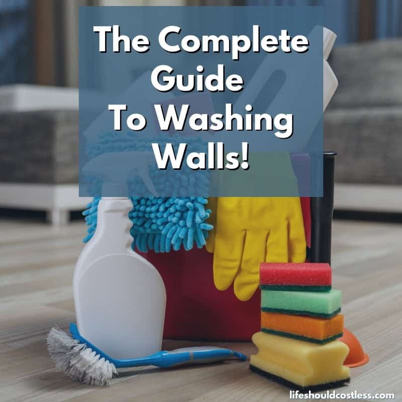 Best way to clean walls