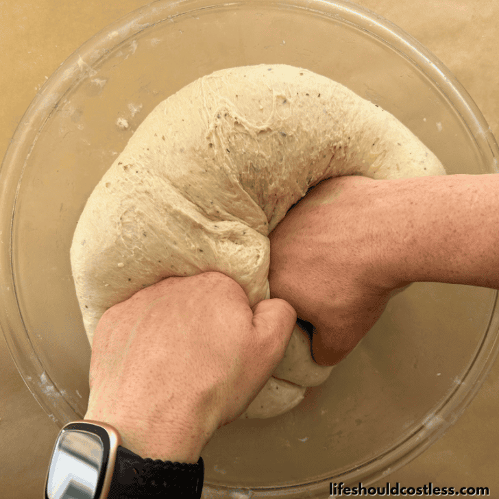 Picture of Garlic Herb Pizza Dough - Life Should Cost Less