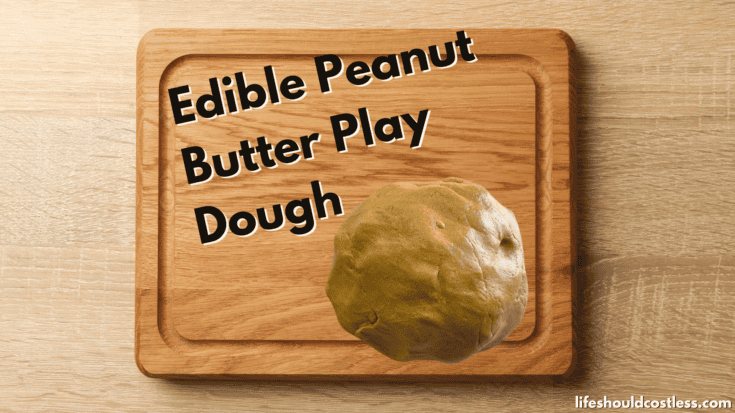 homemade edible peanut butter play dough recipe