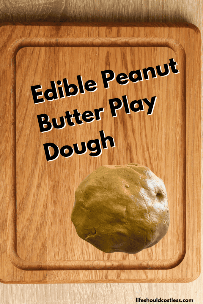 peanut butter edible playdough recipe