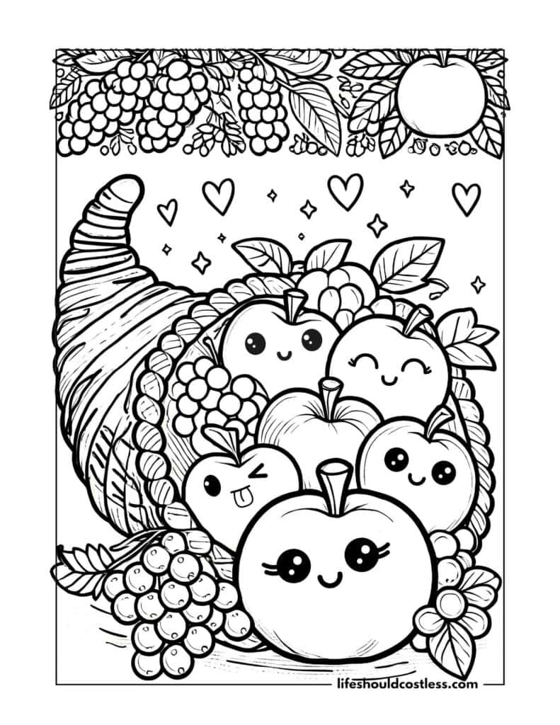 Cornucopia printable